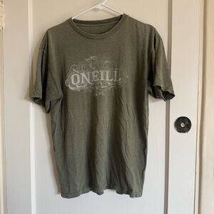 O'Neill Olive Green Short Sleeve Graphic Tee